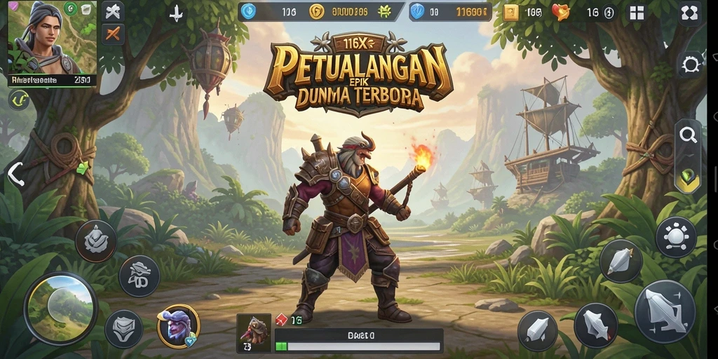 Screenshot gameplay 116X menampilkan momen aksi petualangan yang mendebarkan.