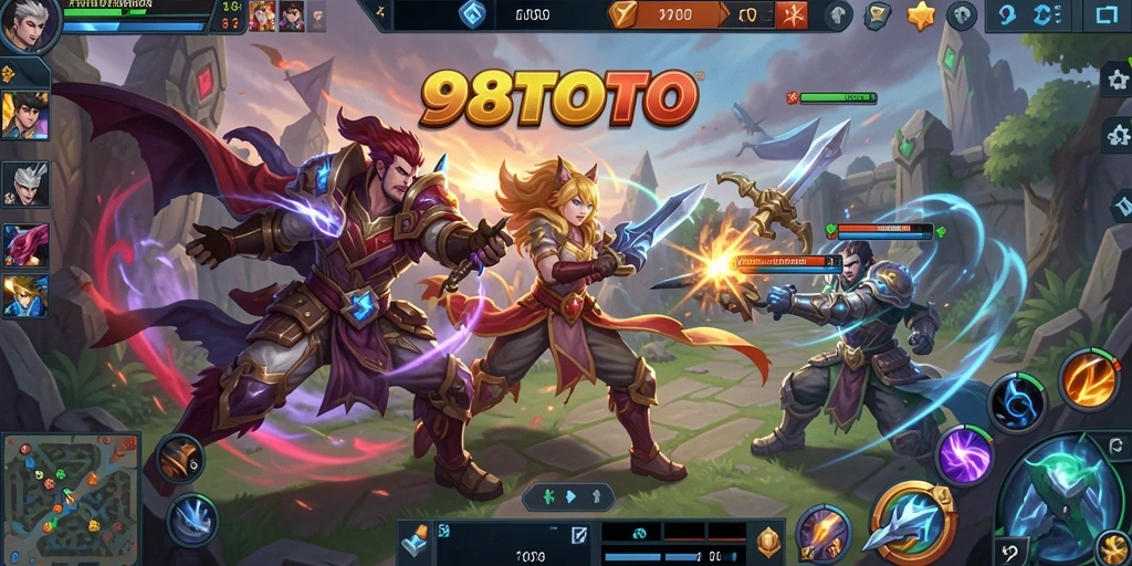 Gameplay menarik dalam pertempuran MOBA 98TOTO.