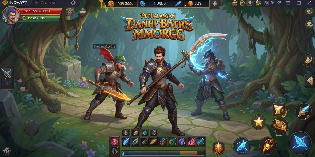 Gameplay epik INOVA77 dengan grafis menawan.