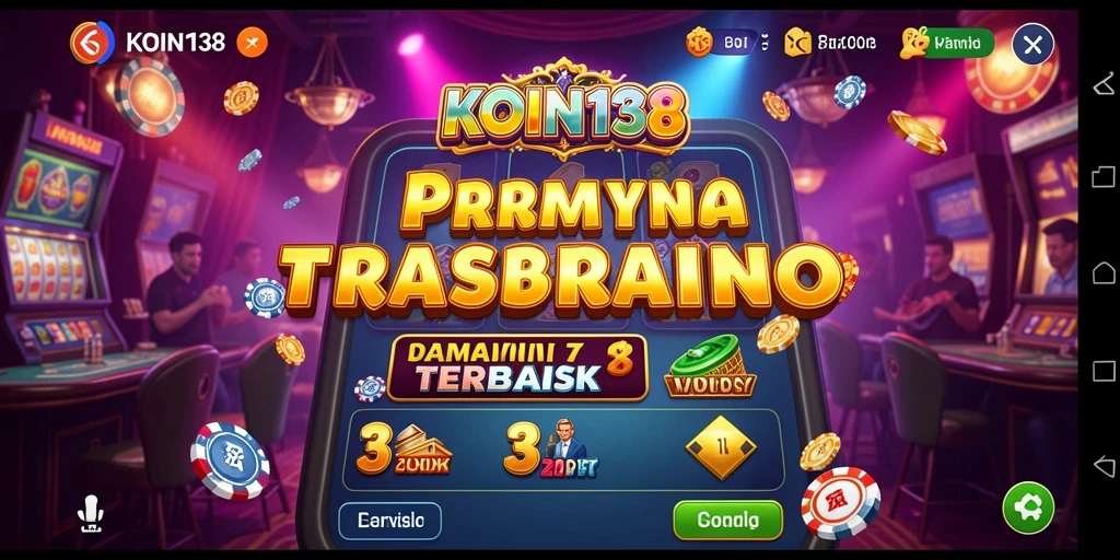 Tampilan screenshot gameplay KOIN138 dengan suasana kasino yang mendebarkan.