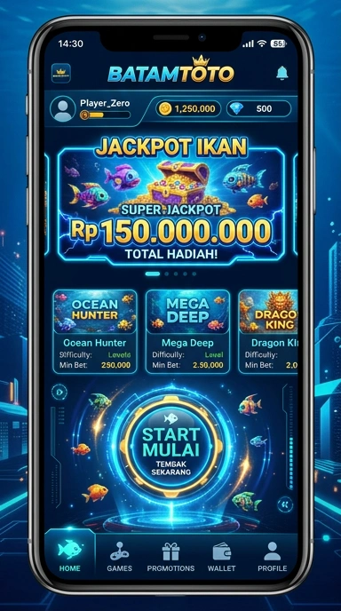 Screenshot fitur terbaru pada aplikasi batamtoto yang memudahkan navigasi.